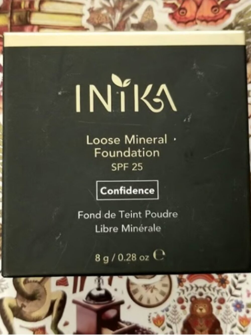 INIKA Certified Organic Loose Mineral Foundation w/SPF 25- CONFIDENCE (deep/tan)
